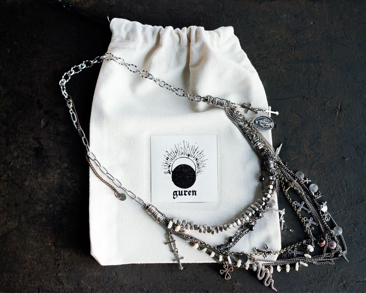 guren】 japanese label necklace ifsixwasnine gunda 14th