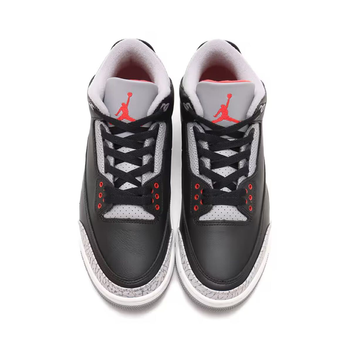 NIKE AIR JORDAN 3 RETRO OG BLACK CEMENT 2024 ジョーダン 3 レトロ ブラックセメント DN3707 010 26.5cm US8.5 新品 国内正規品 atmos_画像2