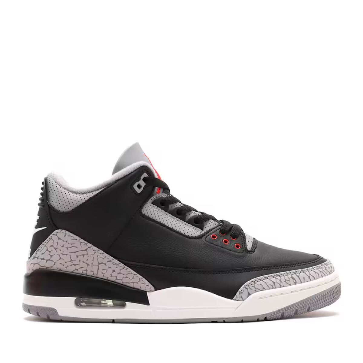 NIKE AIR JORDAN 3 RETRO OG BLACK CEMENT 2024 ジョーダン 3 レトロ ブラックセメント DN3707 010 26.5cm US8.5 新品 国内正規品 atmos_画像4