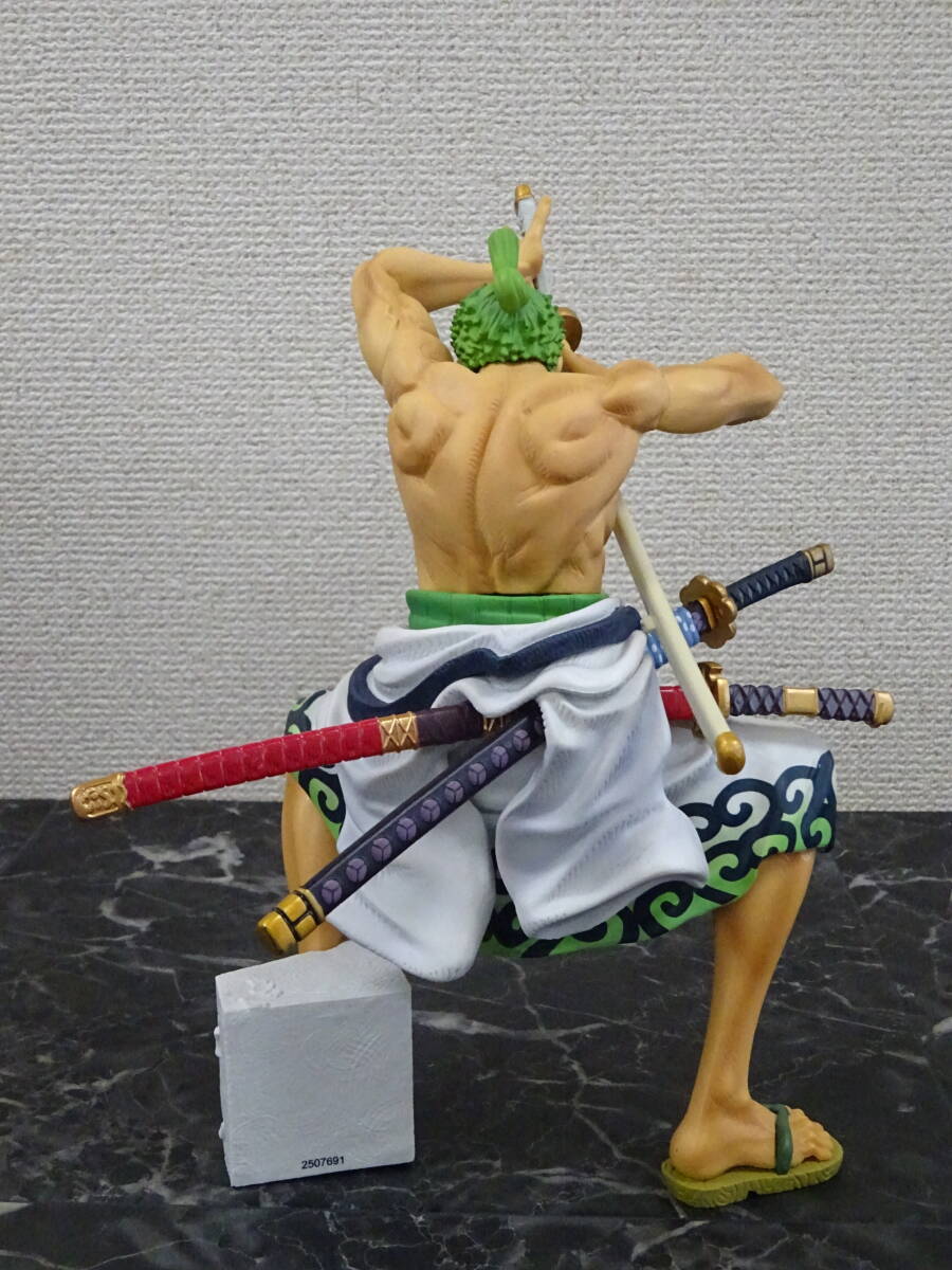 BANDAI - ワンピース SMSP A賞 ブラシ彩色 ルフィ ゾロ 2種セット 箱あり】【美品】SMSP ルフィ ゾロ A賞 ブラシ 2体セット