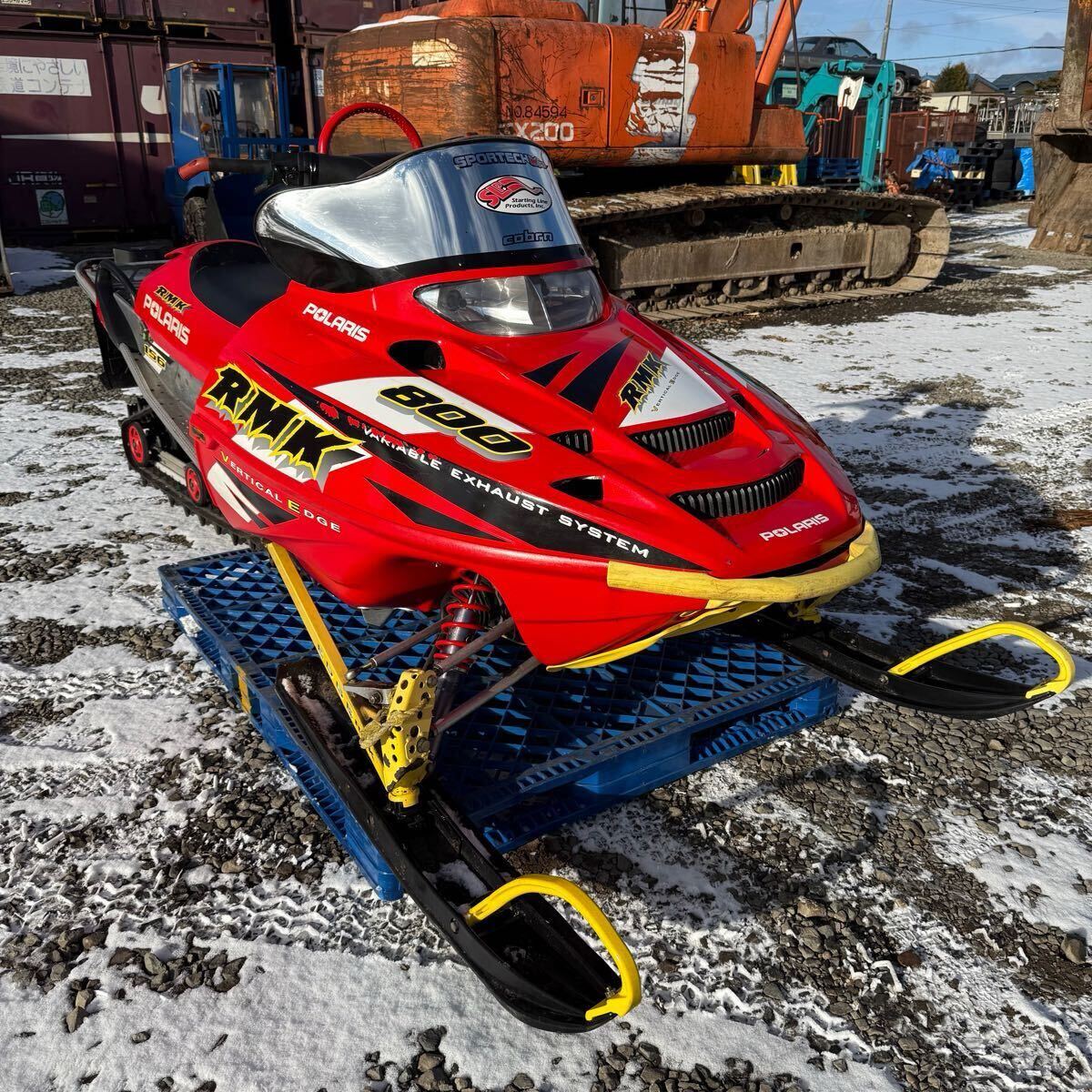 ★道東発★セル、バック付★ POLARIS RMK800 スノーモービル 北海道