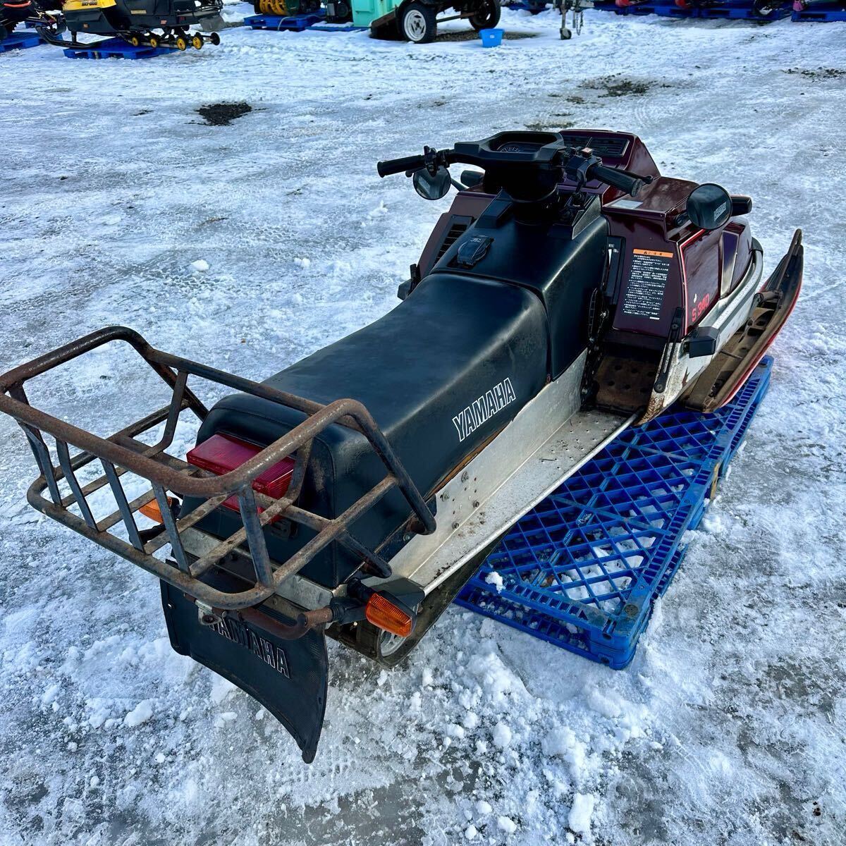 ☆道東発☆ヤマハ S340 スノーモービル 北海道 釣り(スノー ☆道東発☆ヤマハ S340 スノーモービル 北海道 釣り(スノー