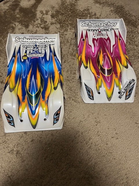 1/12Racing　ペインター塗装ボディー　シュマッカーエクリプス　モンテックMi20 teamボンバーケッター