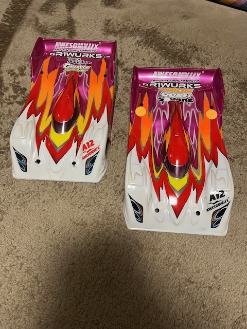 1/12Racing　ペインター塗装ボディー　オーソマティックスA12　team bomberケッター