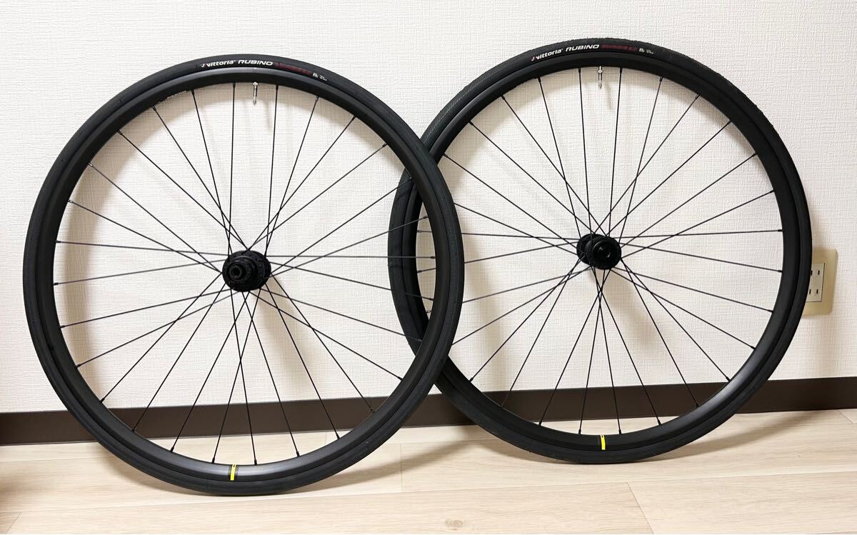 MAVIC マヴィック OPEN DISC シマノ11/12速 タイヤ ホイールセット 新車取り外し品 クリンチャー ロードバイク