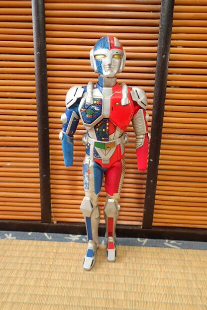 31-20　メタルダー　フィギュア　30㎝　首　手足可動　レトロ