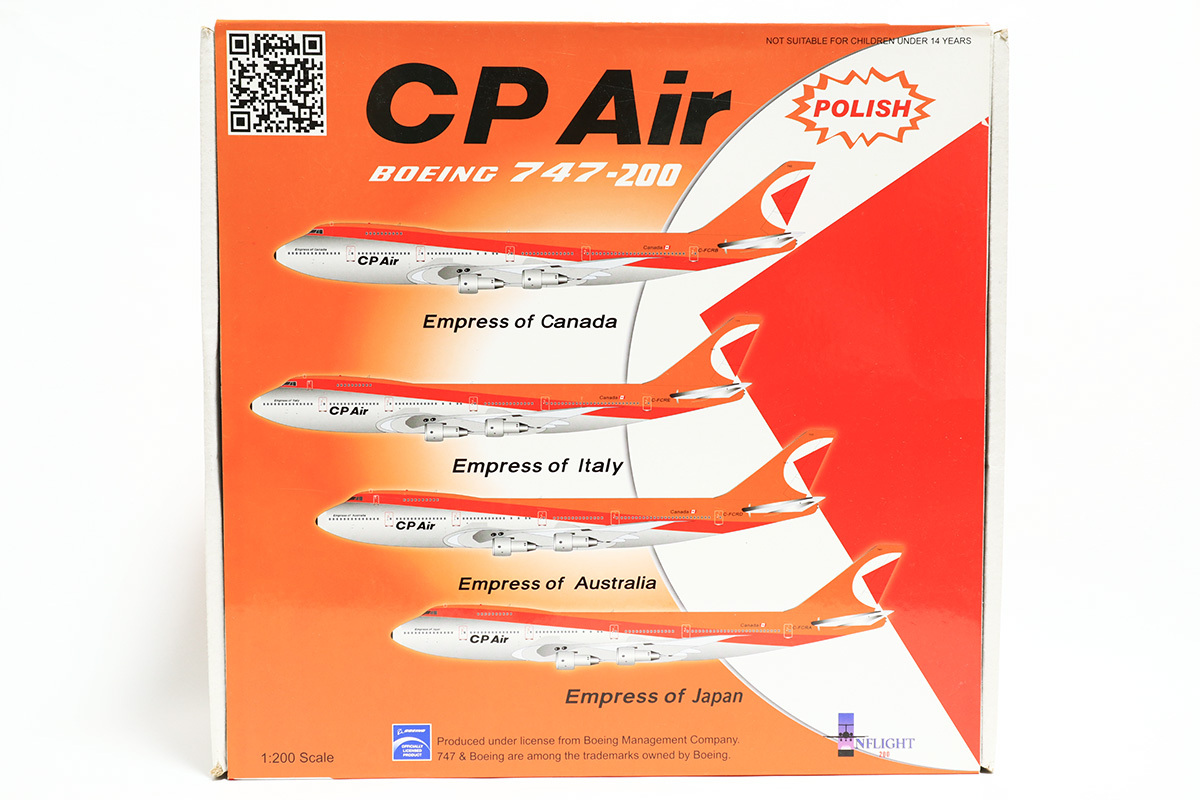 Inflight 200 1/200 CPエア Boeing 747-200 C-FCRB Empress of Canada Limited120pcs