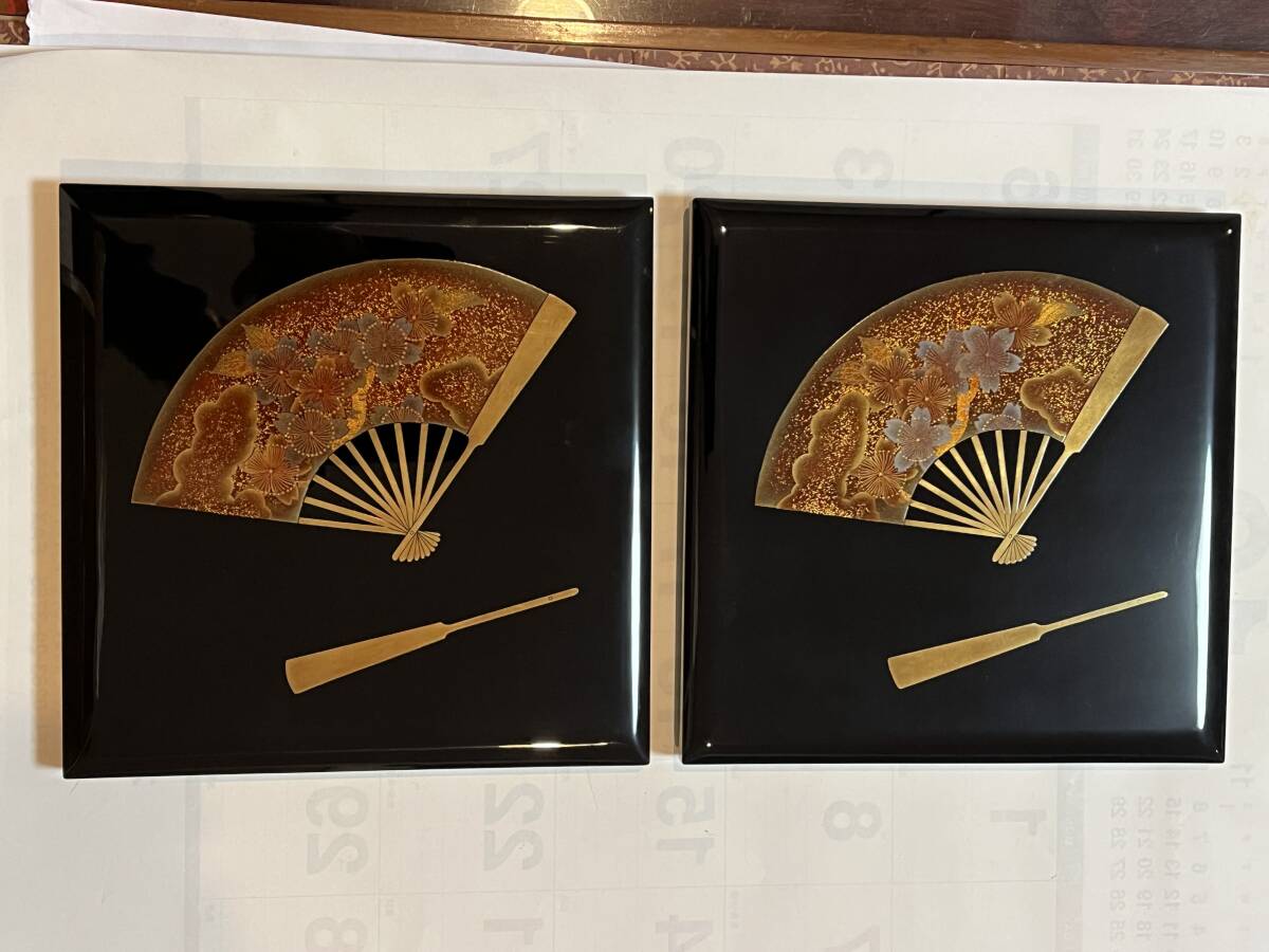 輪島塗、扇子蒔絵、五段重箱 輪島塗、扇子蒔絵、五段重箱 輪島塗、扇子蒔絵、五段重箱 Yahoo