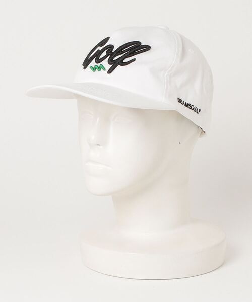 「BEAMS GOLF」 キャップ - ホワイト メンズ
