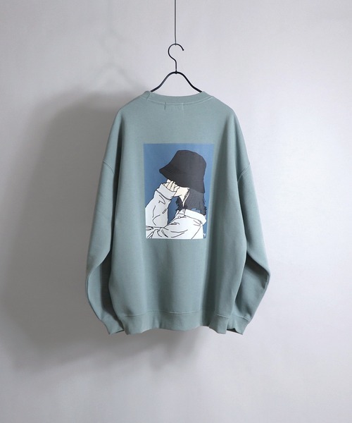 「ILL'S」 スウェットカットソー L ミント メンズ