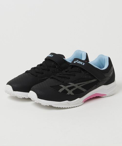 「ASICS」 ローカットスニーカー 22cm ブラック レディース