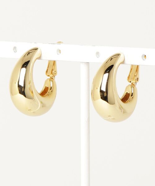 「Demi-Luxe BEAMS」 イヤリング（両耳用） ONE SIZE ゴールド レディース