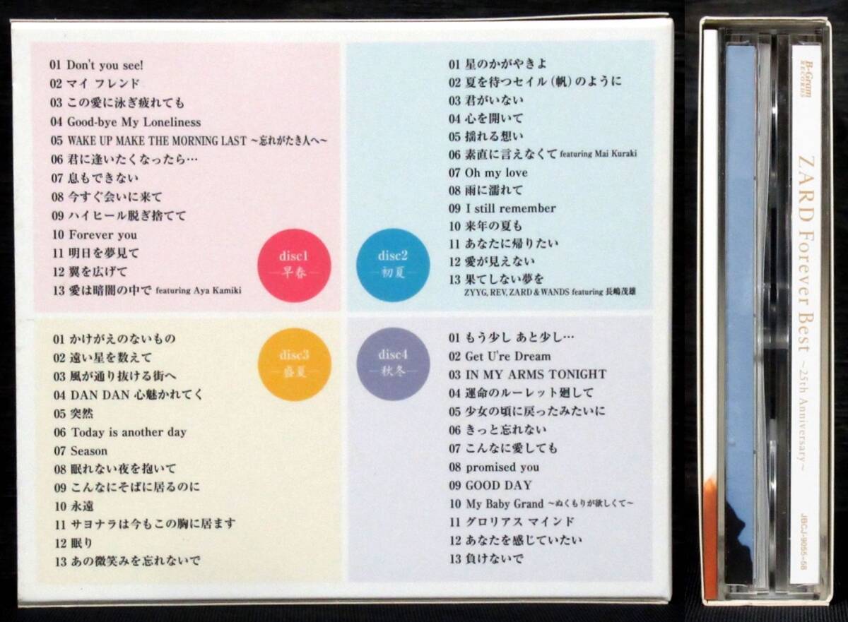 ZARD Forever Best~25th Anniversary 4枚組 ベストCD 』(ZARD ZARD Forever Best~25th Anniversary 4枚組 ベストCD 』(ZARD
