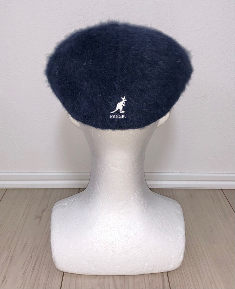 美品 KANGOL Furgora 504 K3016ST M カンゴール ファーゴラ ファー ハンチングキャップ ネイビー 紺 ベレー帽 ハンチング Ｍ 男女兼用