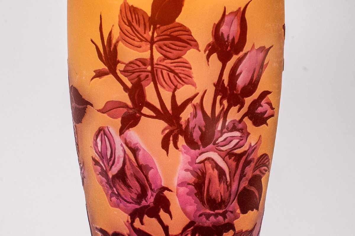 限定セール，新作 【工芸ガラス】 Tip Galle ルーマニア ガレ フラワー