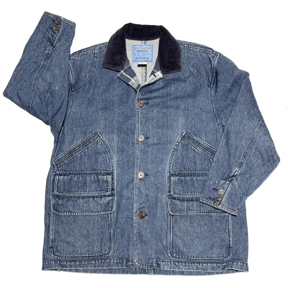90s Mサイズ デニム カバーオール nikoata denim メンズ 90s Mサイズ デニム カバーオール nikoata denim メンズ