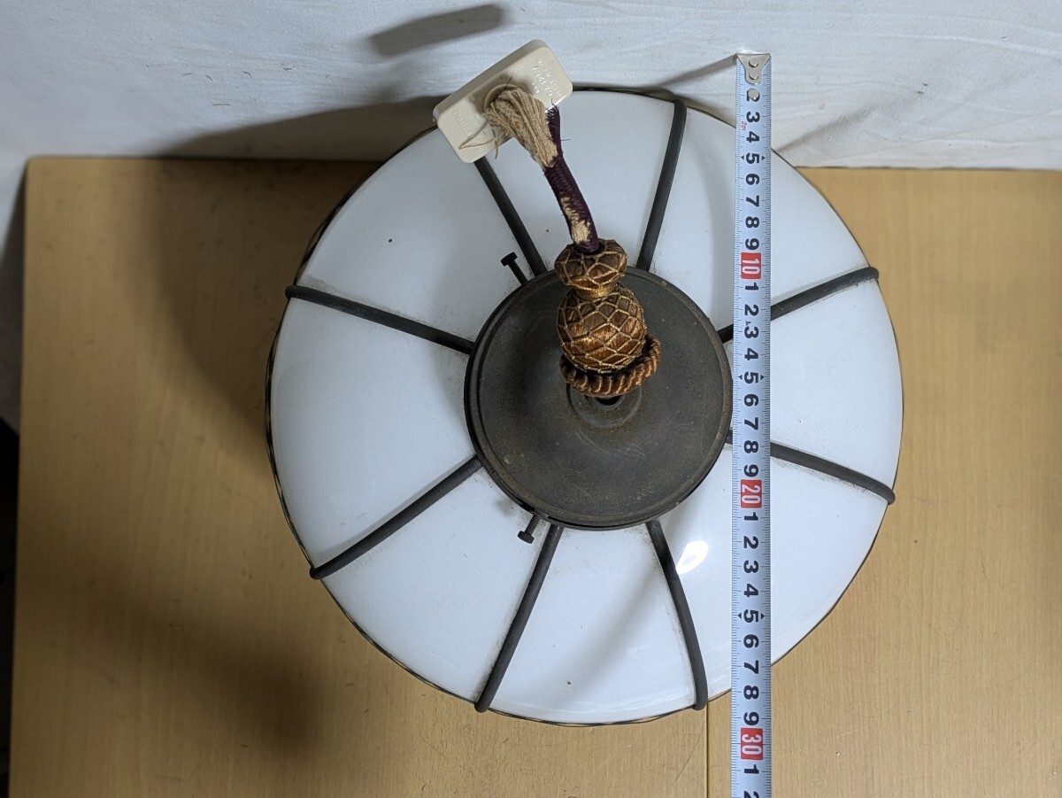 同梱不可】乳白色 電笠 ②/電傘 照明 昭和レトロ 大正ロマン 同梱不可】乳白色 電笠 ②/電傘 照明 昭和レトロ 大正ロマン