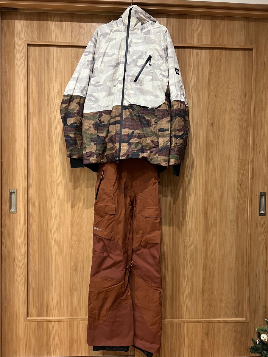 686 GORE-TEX GTJAKET ビブパンセット Mサイズ　 上下セット スノーボードウェア
