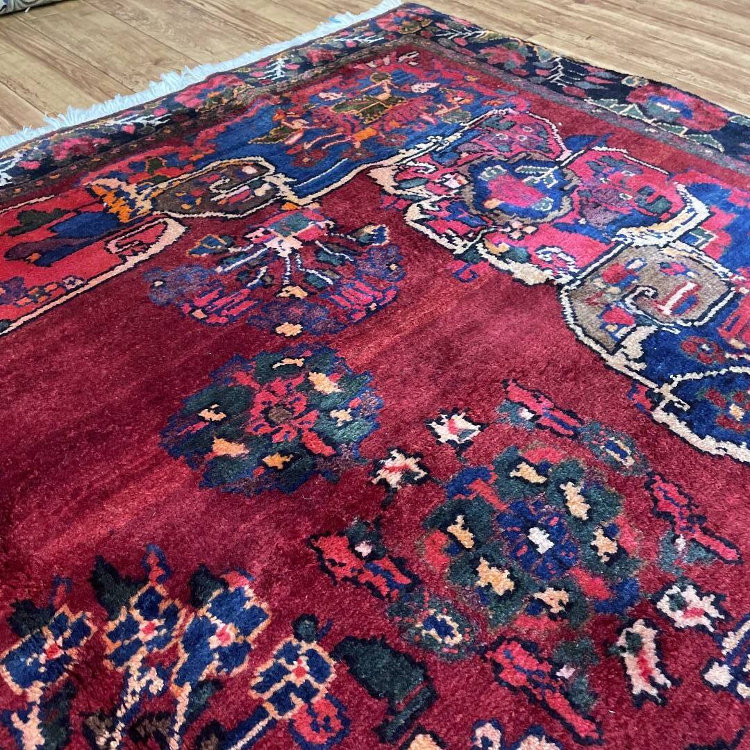 手織りペルシャ絨毯 中古 美品 シールジャン産 300cm×200cm 6 手織りペルシャ絨毯 中古 美品 シールジャン産 300cm×200cm 6