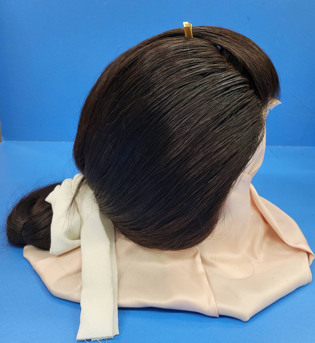 U0126-205□コレクター放出品 日本髪 かつら ⑬ 江戸 玉結び U0126-205□コレクター放出品 日本髪 かつら ⑬ 江戸 玉結び
