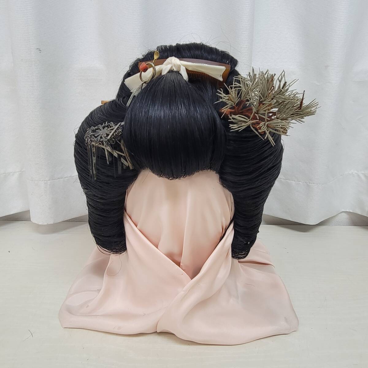 U0128-202□コレクター放出品 日本髪 かつら 櫛 かんざし 明治 U0128-202□コレクター放出品 日本髪 かつら 櫛 かんざし 明治