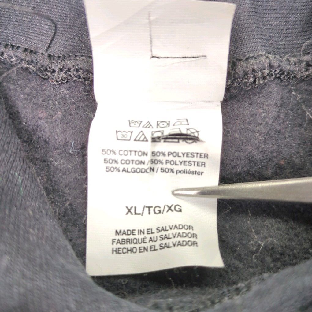 XL Hanes プルオーバーパーカー 裏起毛 マフポケットTEXAS A＆M ブラック pa0590_画像4