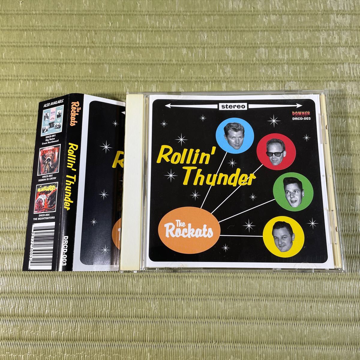 ▲送料無料 ▲帯付きCD The Rockats Rollin' Thunder DRCD-003 中古品