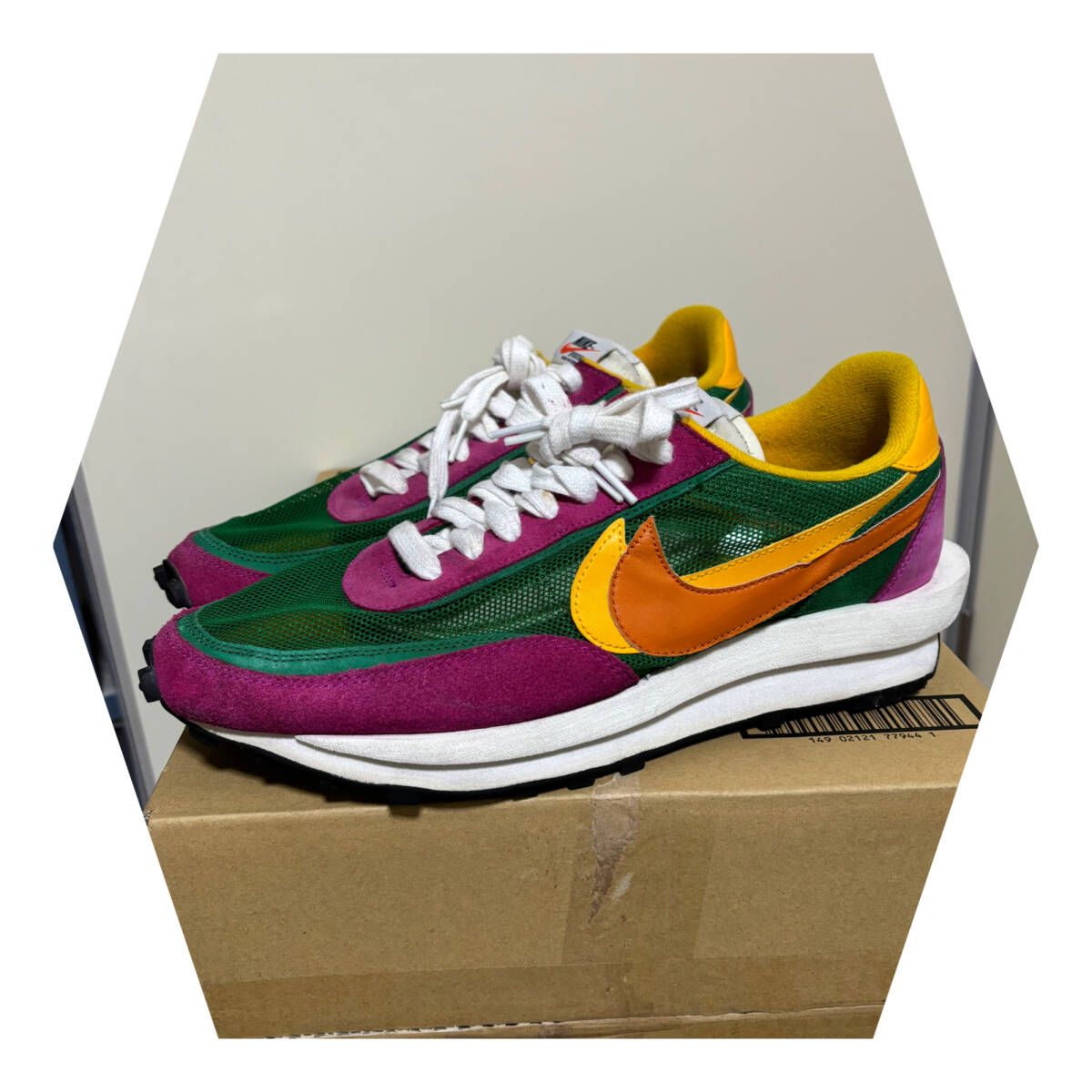 NIKE ナイキ x sacai サカイ LDV WAFFLE ワッフル PINEGREEN NIKE ナイキ x sacai サカイ LDV WAFFLE ワッフル PINEGREEN