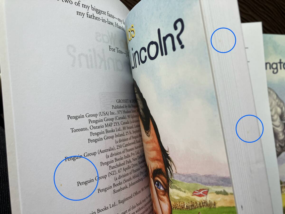 ⑧洋書 伝記 歴史 フランクリン リンカーン ワシントン Who Was/What wasシリーズ 3冊セット_画像4