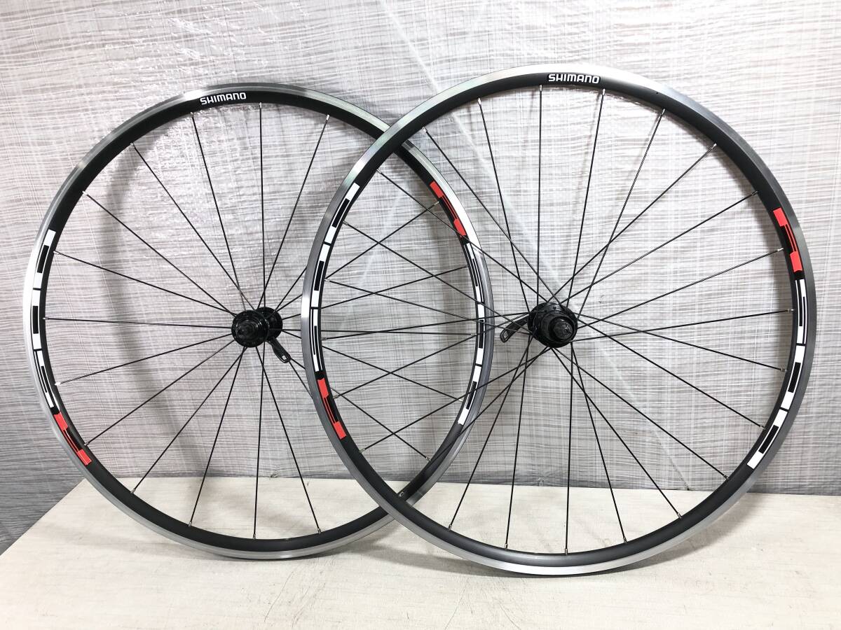 美品 シマノR500 WH-R501 700c クリンチャー ホイール シマノ8.9.10速用