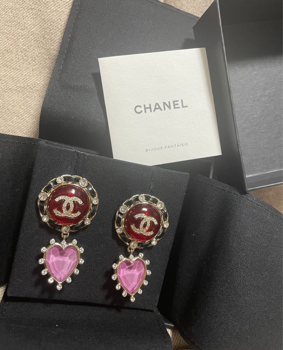 CHANEL ハートピアス　21A コレクション　レア品
