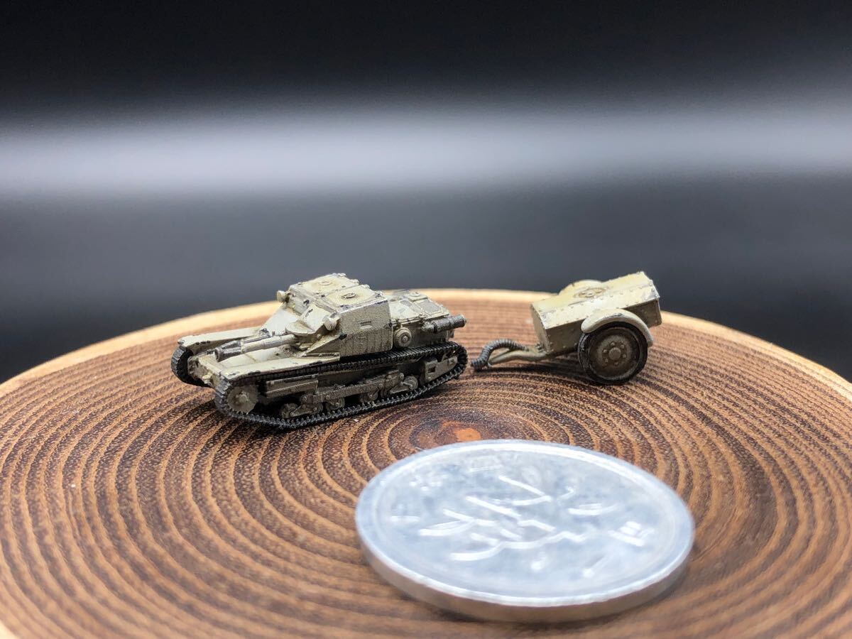 1/144 完成品　塗装済　WW2イタリア軍 L3 Lf（L3 火炎放射戦車）ワールドタンクミュージアム　250116