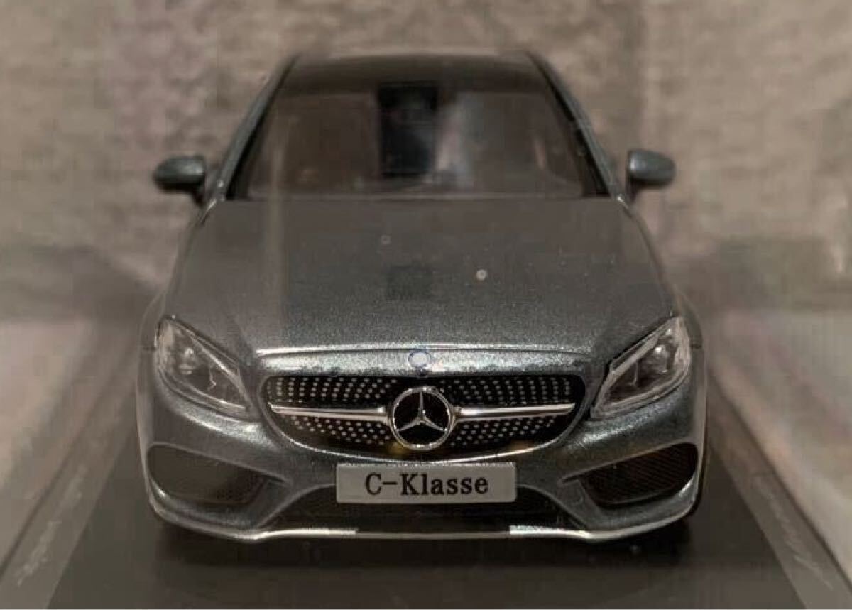 ◆未展示品！メルセデスベンツ特注モデル 1/43 Mercedes BENZ E Klasse Coupeメルセデス ベンツ Cクラス クーペ C205 グレーメタリック