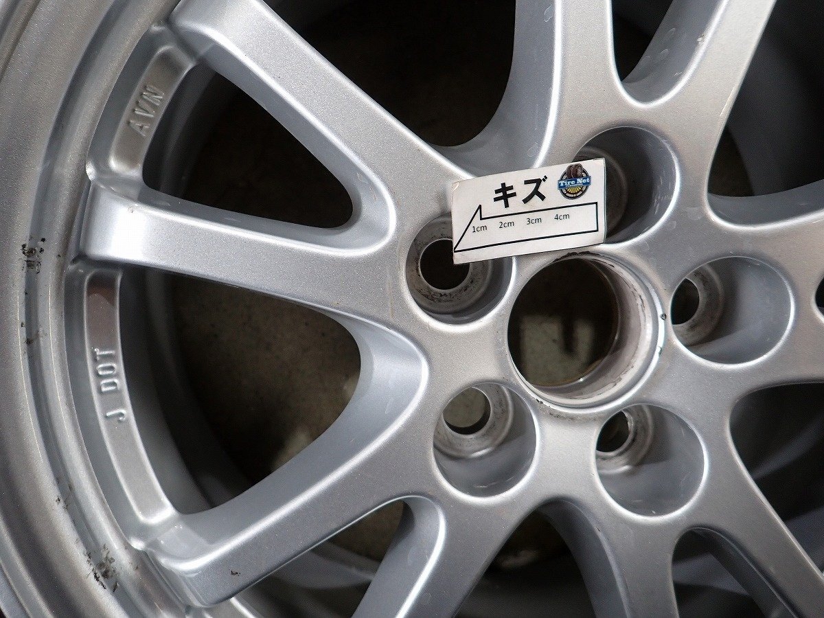 YS15567【送料無料195/65R15】トヨタ純正 50プリウス純正 カローラスポーツにも 純正流用にも ▼15×6.5J 100/5H ET40▼_画像8