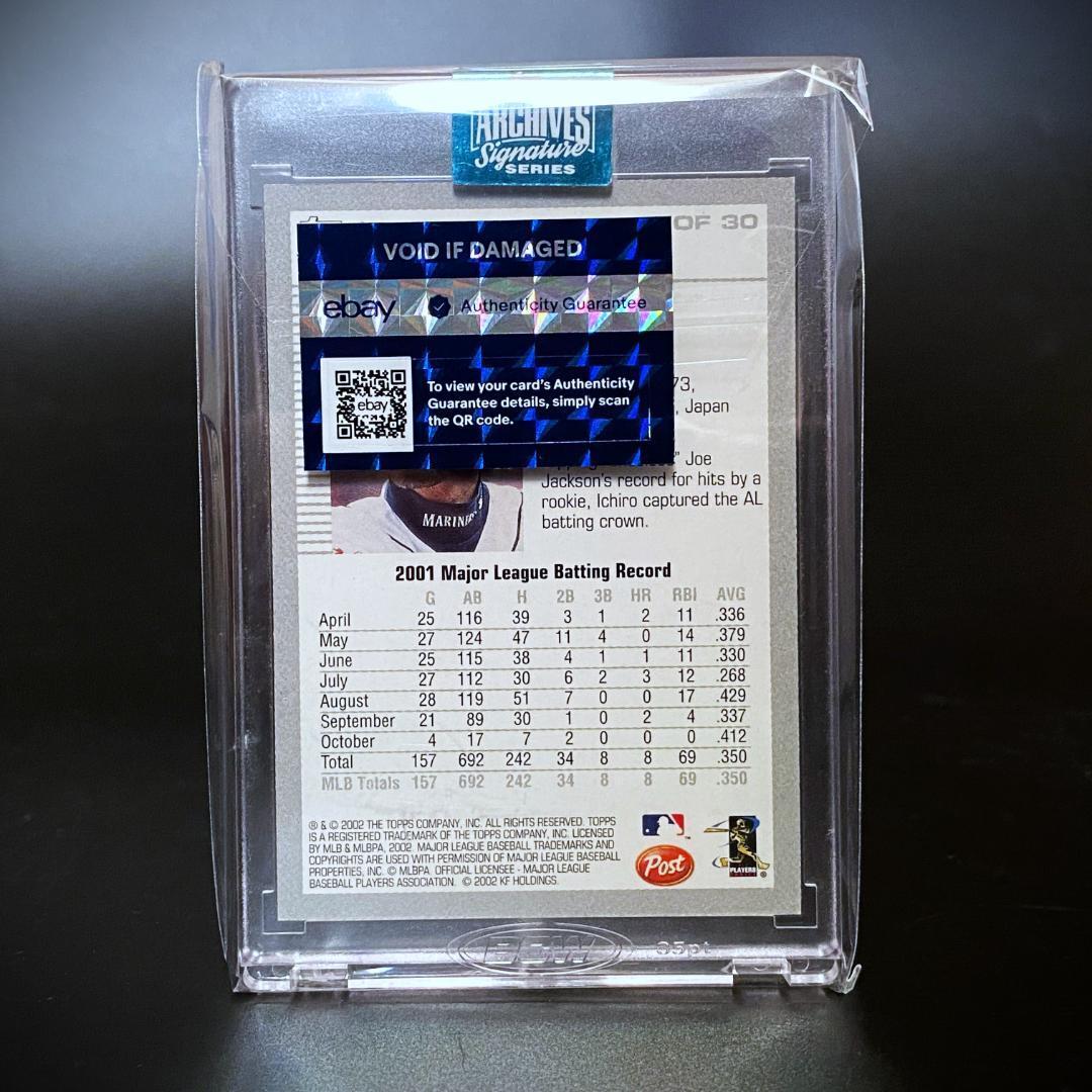激レア】イチロー 直筆サインカード TOPPS 1 of 1|Yahoo!フリマ 激レア】イチロー 直筆サインカード TOPPS 1 of 1|Yahoo!フリマ