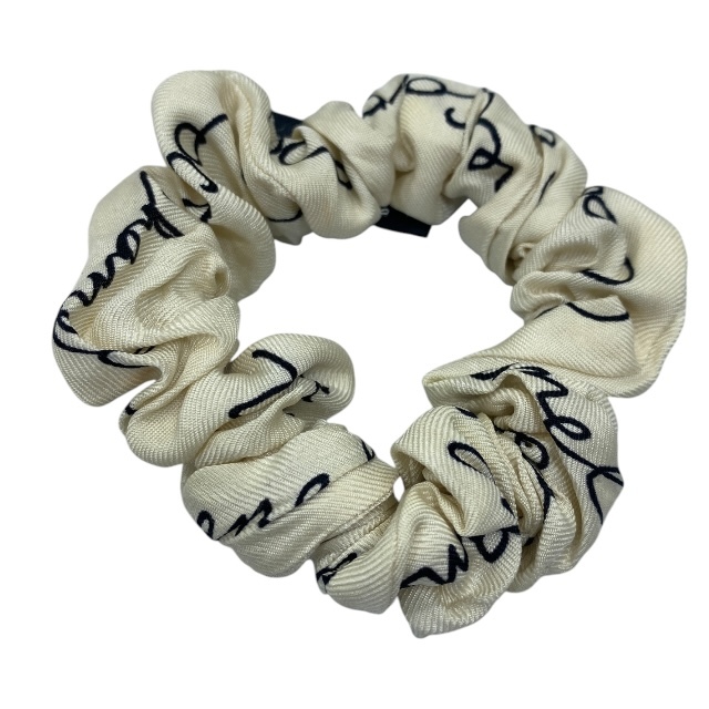 美品】CHANEL シャネル スカーフ シュシュ セット ヘア 美品】CHANEL シャネル スカーフ シュシュ セット ヘア