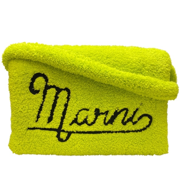 MARNI Marni Terry Cross TERRY PRISMA сумка на плечо Cross сумка "body" плечо .. наклонный .. Logo полиэстер желтый 