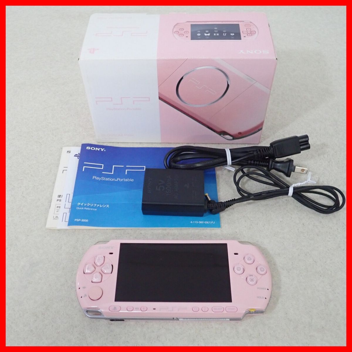美品】 PSP-3000 ピンク Ver6.60 売り切り 箱付き SONY 完品