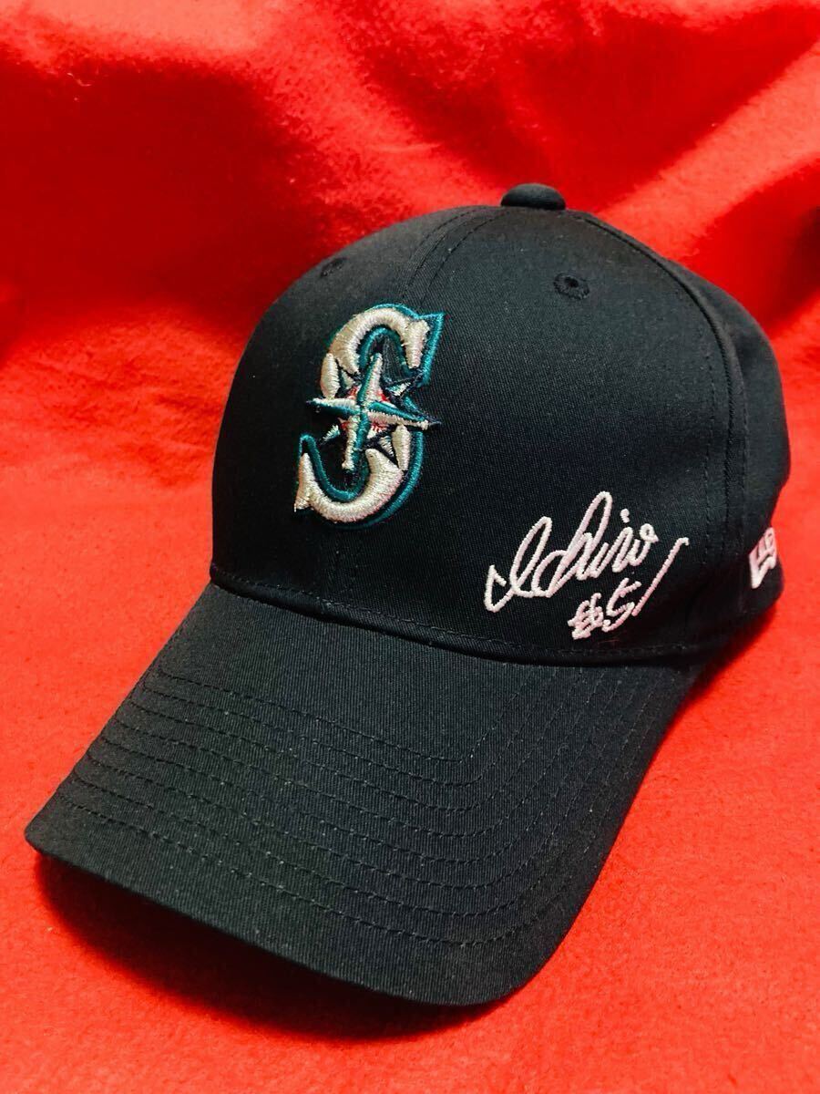 イチロー/マリナーズTシャツ(L)/刺繍サイン入りキャップ/WBC イチロー/マリナーズTシャツ(L)/刺繍サイン入りキャップ/WBC