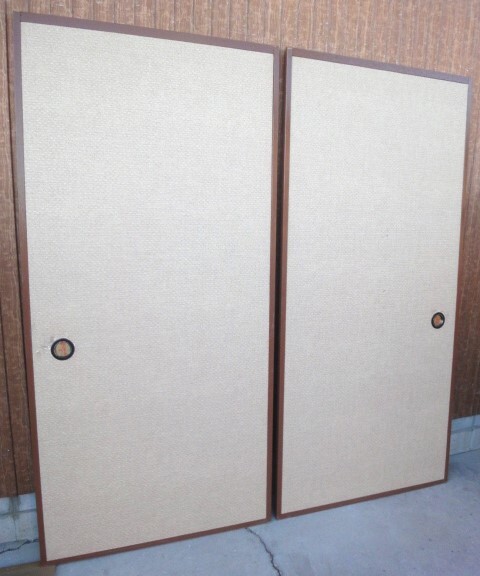 U-741　内装　ふすま　引き違い戸　押し入れ　引戸　　約　W860ｘH1825ｘ20ｍｍ　ｘ2枚　DIY 　リフォーム 修理 修繕 補修