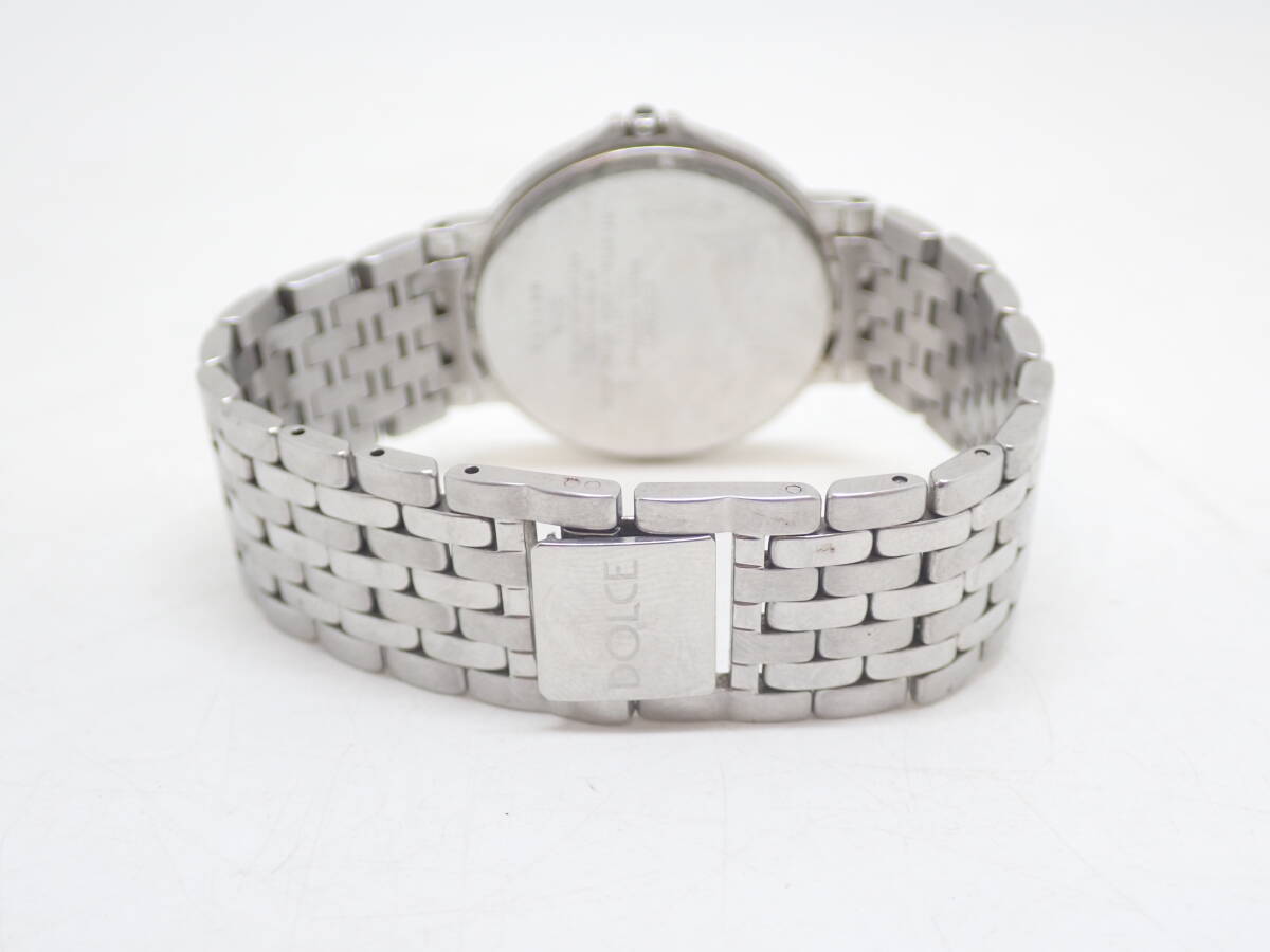 【美品】セイコー ドルチェ クォーツ【5E39-5A00】デイト【稼働品】メンズ 美品】セイコー ドルチェ クォーツ【5E39-5A00】デイト【稼働品