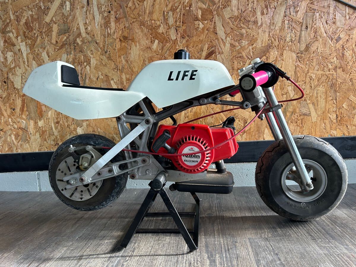 日本ライフ社. LIFE.ポケバイ.実働確認済み.Robinエンジン.富士 日本ライフ社. LIFE.ポケバイ.実働確認済み.Robinエンジン.富士