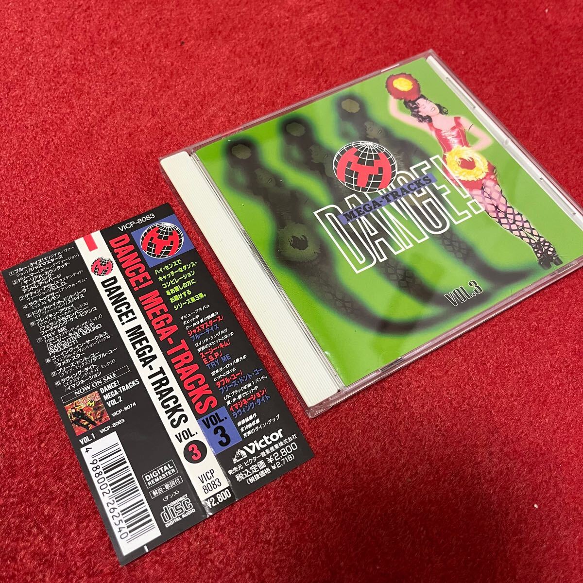 Dance! Mega-Tracks Vol. 3 日本盤 CD (VICP-8083) Clio & Kay Double You FERRANTE & Co. クリオ&ケイ