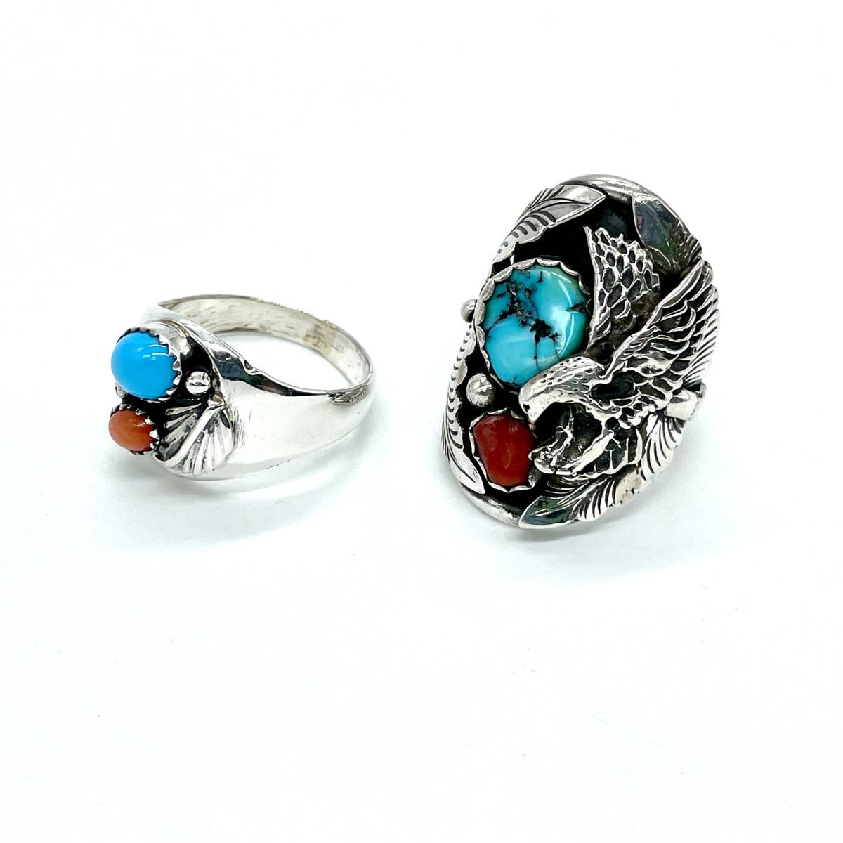 LH 作家刻印 他 約25.7g STERLING SILVER925 インディアン LH 作家刻印 他 約25.7g STERLING SILVER925 インディアン