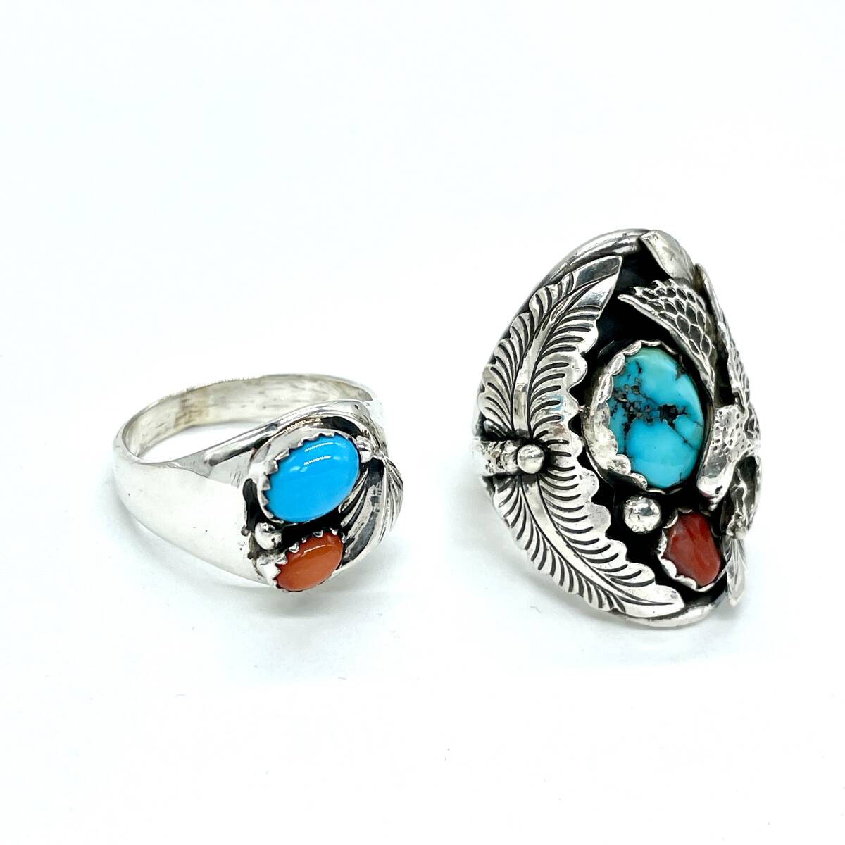 LH 作家刻印 他 約25.7g STERLING SILVER925 インディアン LH 作家刻印 他 約25.7g STERLING SILVER925 インディアン
