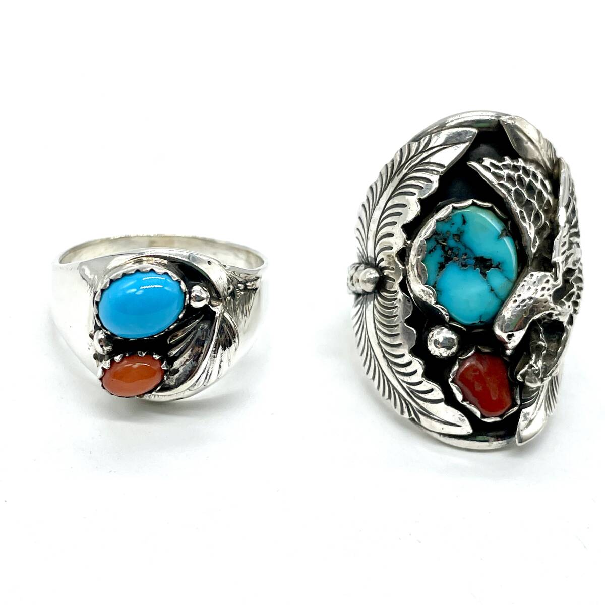 LH 作家刻印 他 約25.7g STERLING SILVER925 インディアン LH 作家刻印 他 約25.7g STERLING SILVER925 インディアン