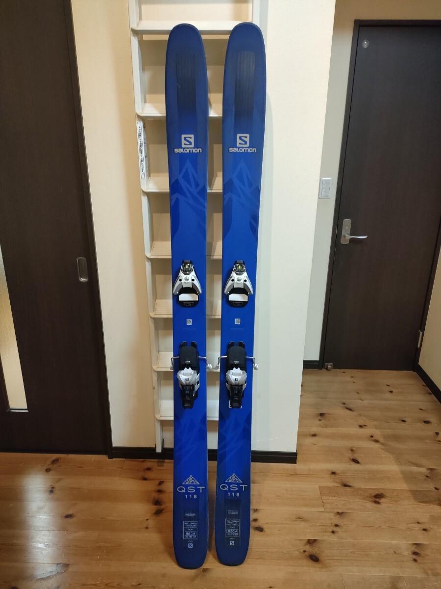 2018サロモン QST 118 185cm (142-118-129)R26m 金具STH13(5 2018サロモン QST 118 185cm (142-118-129)R26m 金具STH13(5