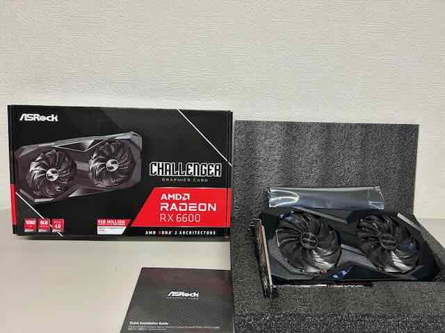 返品対応 送料無料 RX6600 スト6ベンチにて動作確認済み ゲーミングPCグラボ グラフィックボード (CH25) 配信 実況 ラデオン Radeon