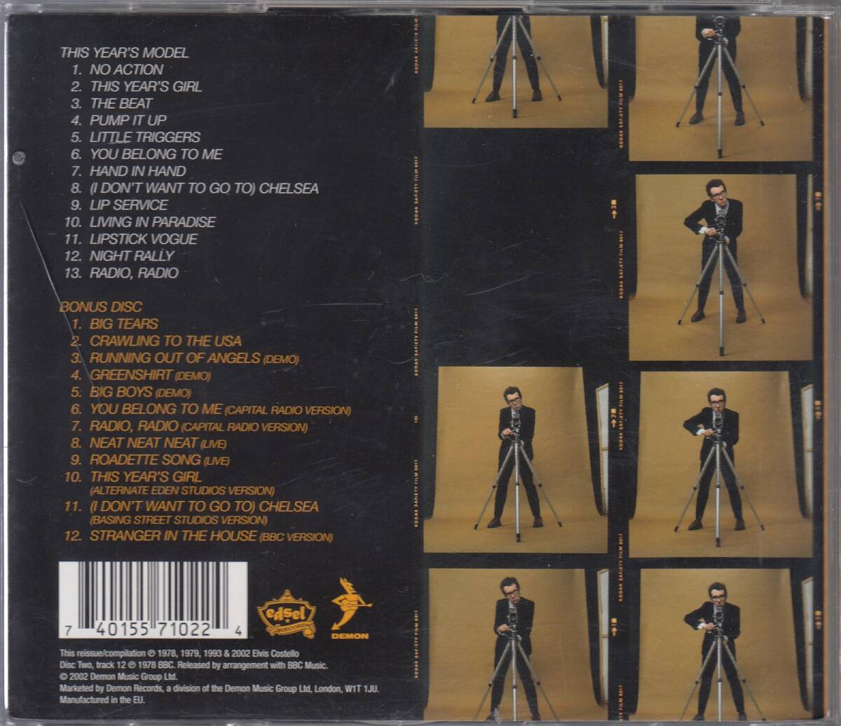 輸 Elvis Costello This Years Model 2CD EDITION リマスター盤◆規(guī)格番號■MANUS-102◆送料無料■即決●交渉有