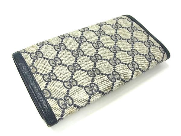 1円 □美品□ GUCCI グッチ オールドグッチ ヴィンテージ GG柄 PVC×レザー がま口 二つ折り 長財布 ウォレット 札入れ ネイビー系 FF8721(女性用財布)|売買されたオークション情報、Yahoo!オークション(旧ヤフオク!) の商品情報をアーカイブ公開 - オークファン(aucfan 1円 □美品□ GUCCI グッチ オールドグッチ ヴィンテージ GG柄 PVC×レザー がま口 二つ折り 長財布 ウォレット 札入れ ネイビー系 FF8721(女性用財布)|売買されたオークション情報、Yahoo!オークション(旧ヤフオク!) の商品情報をアーカイブ公開 - オークファン(aucfan